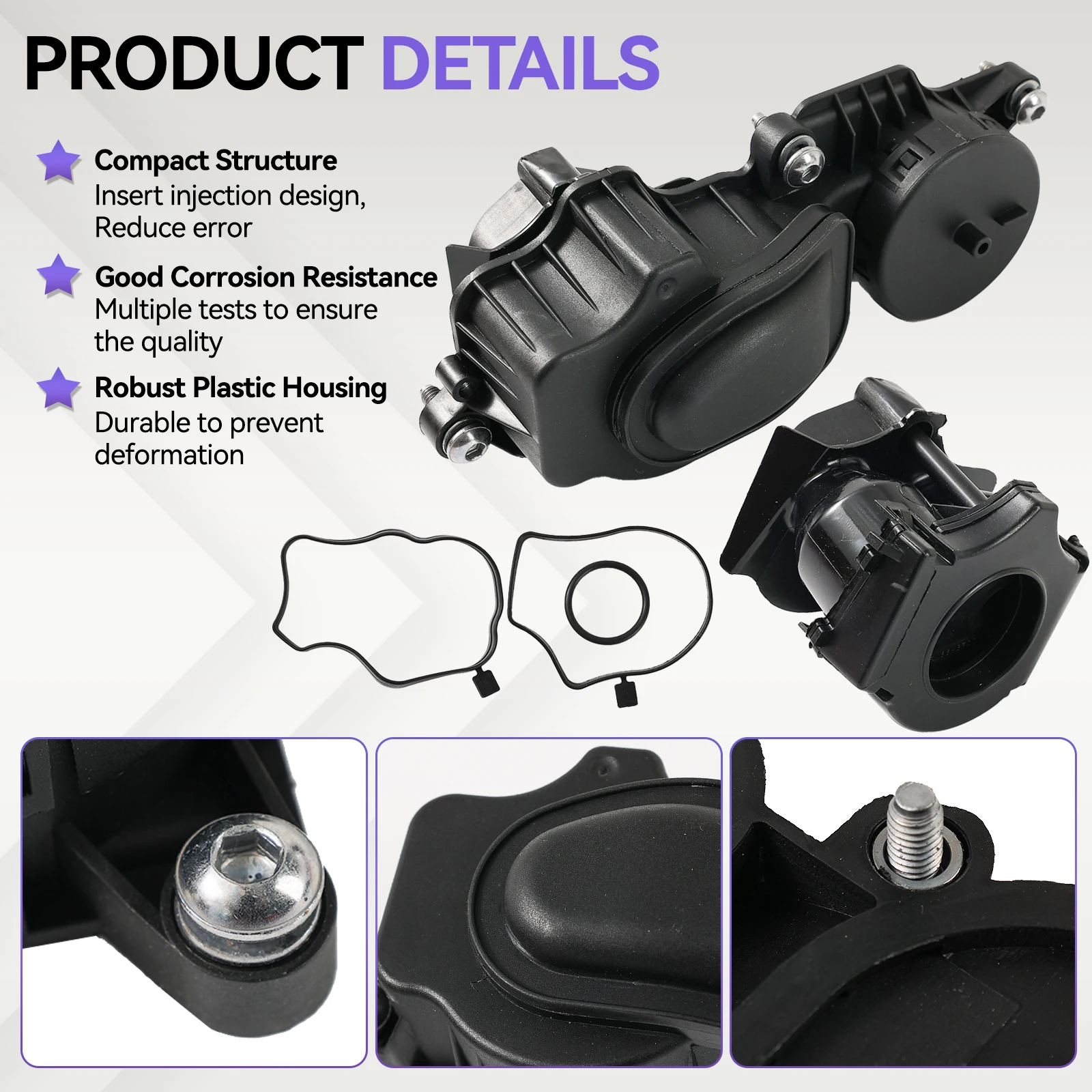 11127799225 Válvula de ventilación del cárter BMW 330d/530d - imagen 3