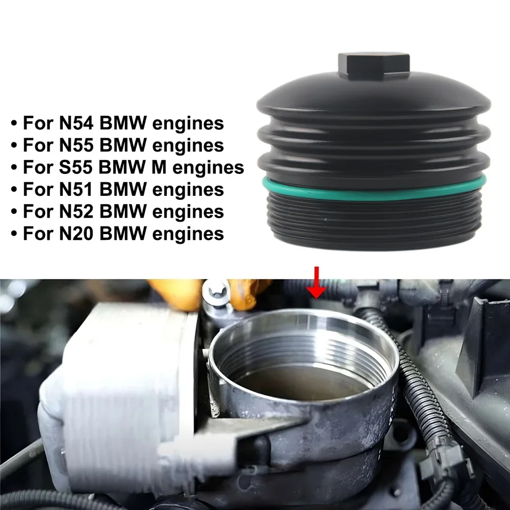 Caja filtro de aceite Billet BMW N20 N26 N52 N54 N55 S55 - imagen 4