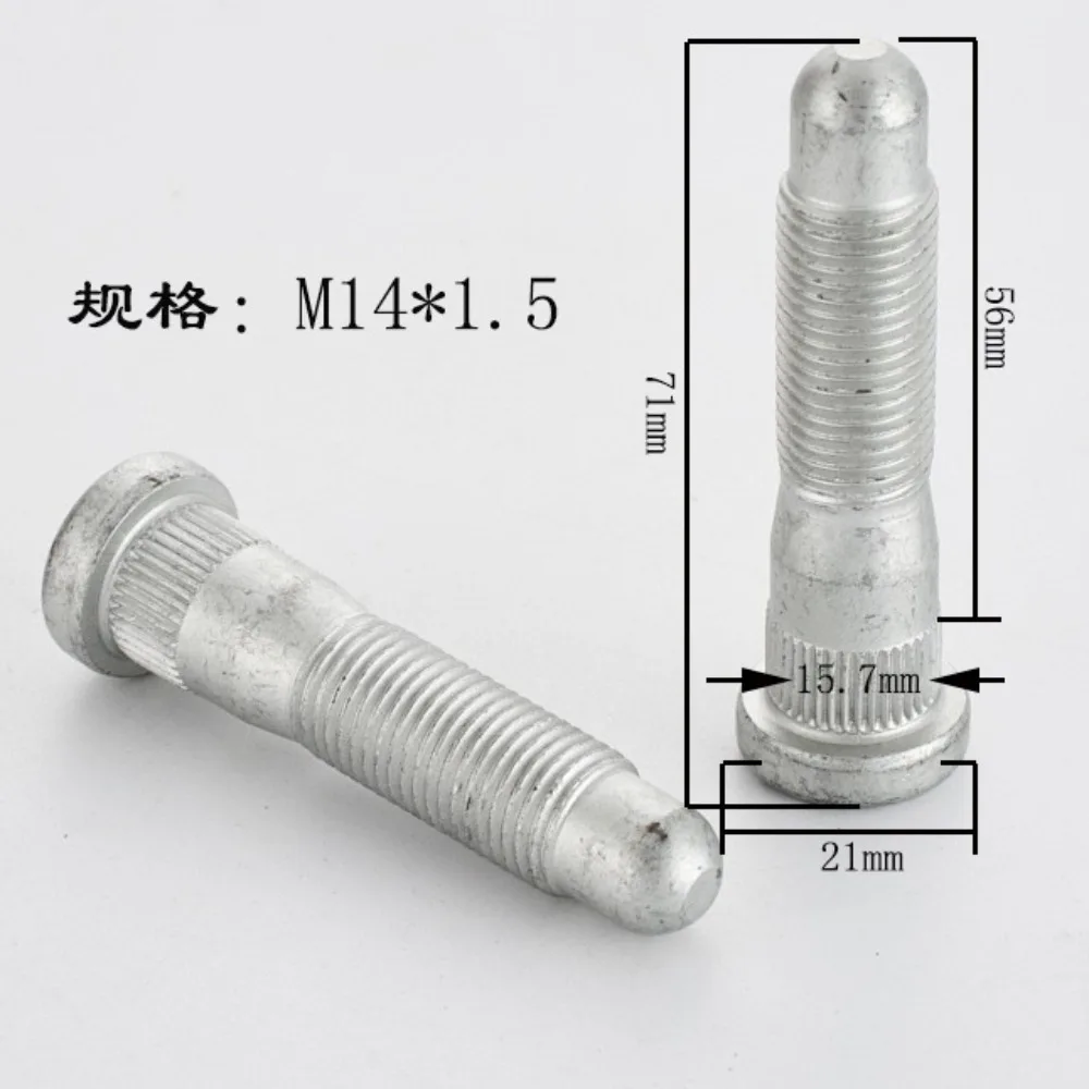 Perno estriado de cubo de rueda M14x1,5 grado 10,9