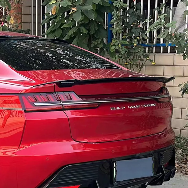Alerón trasero de carbono estilo pato para BYD Han – Negro - imagen 5