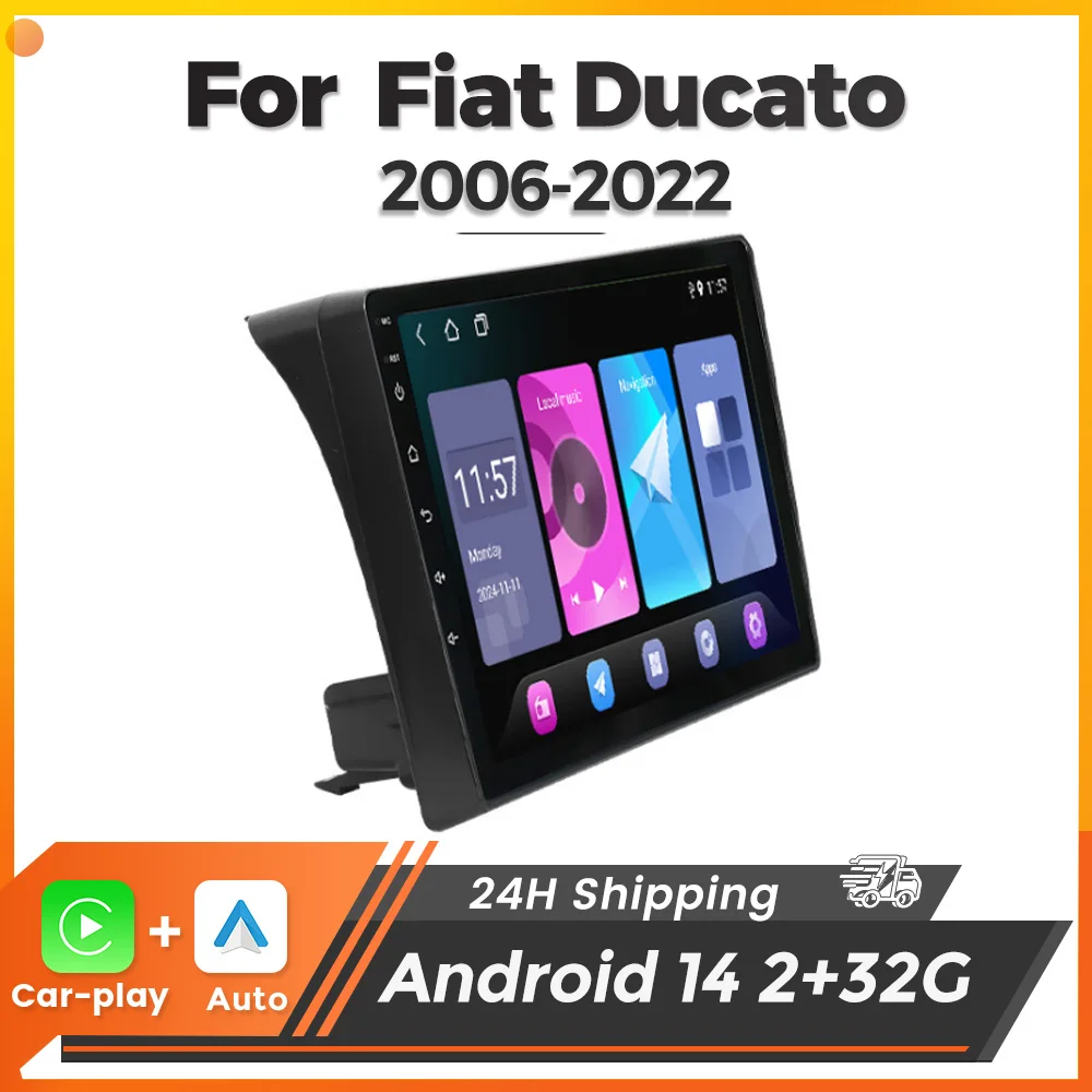 Autoradio Android Auto y CarPlay para Fiat Ducato Boxer Jumper - imagen 2