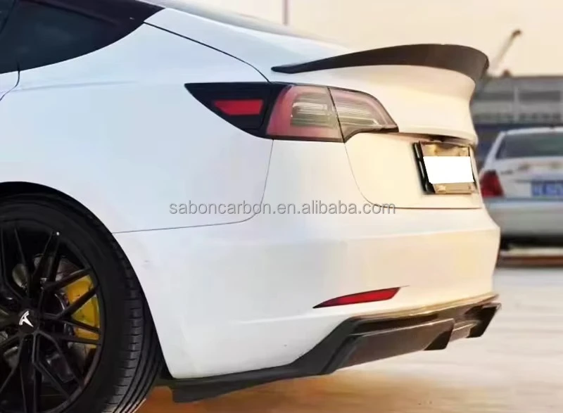 Alerón fibra carbono ART Tesla Model 3 - imagen 5