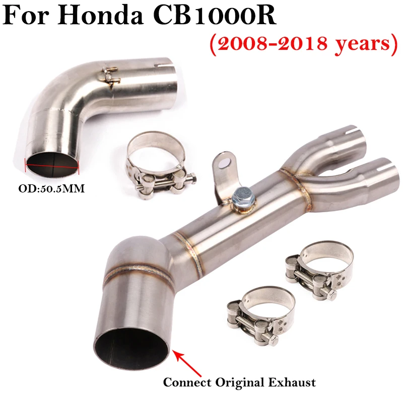 Silenciador Escape Slip-On Acero Inox para Honda CB1000R 2008-2018