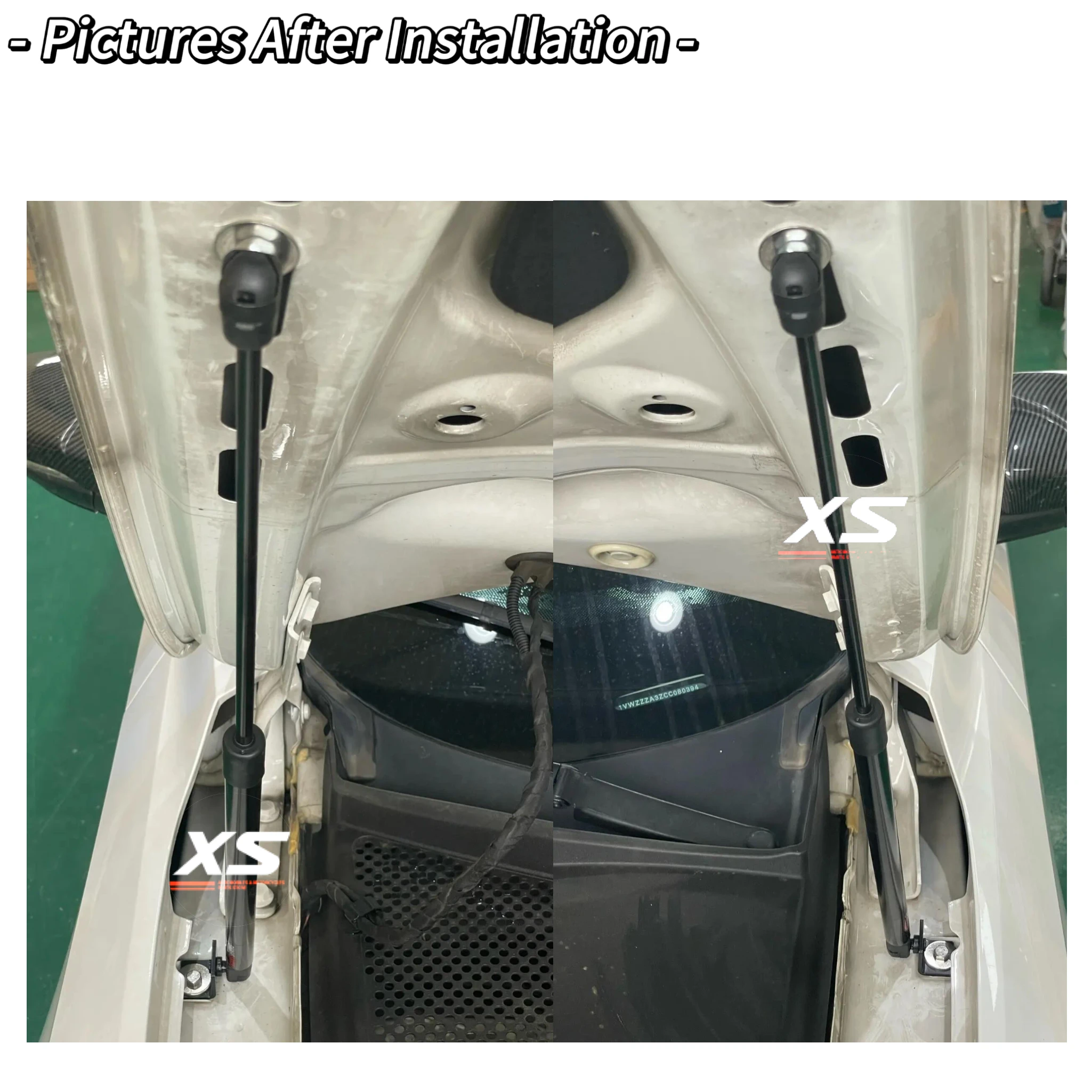 Amortiguador de capó con pistón de gas VW Passat B7 2011-2014 - imagen 2