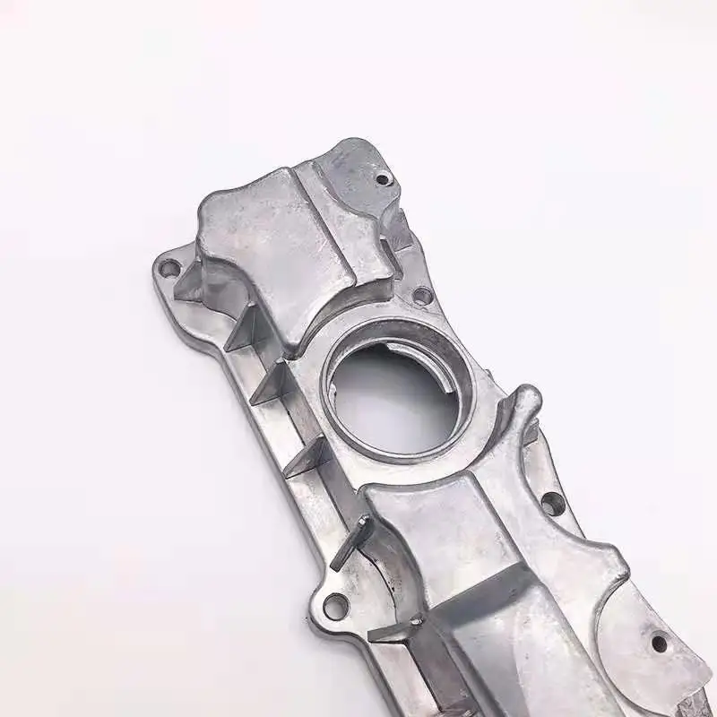 Detalle del material de aluminio de la cubierta de válvulas