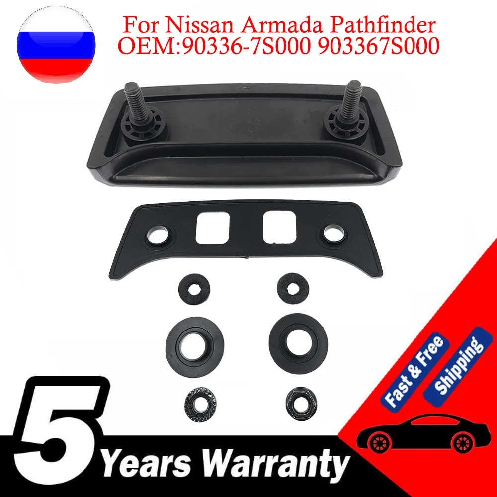 Pestillo de manija de ventana exterior trasera para Nissan