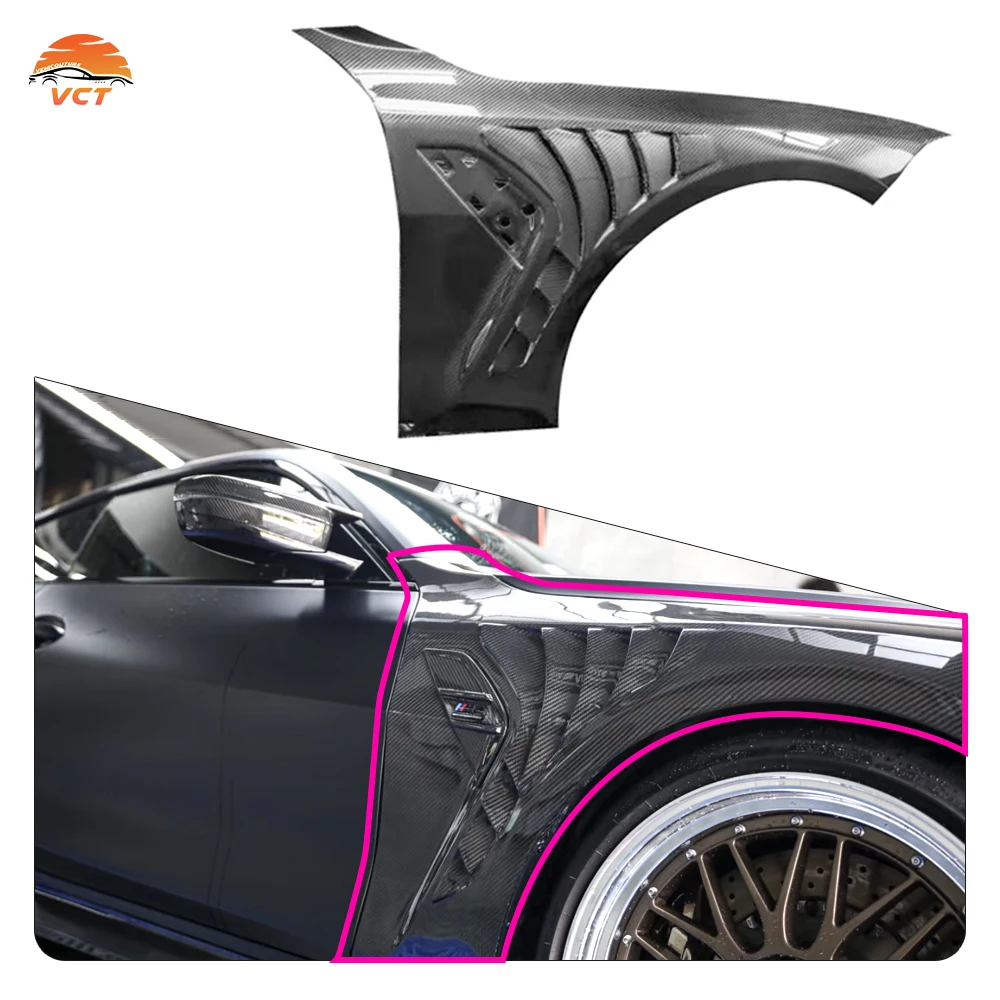 Guardabarros delantero VCT fibra de carbono seco – BMW G80 M3 G82 M4 - imagen 2