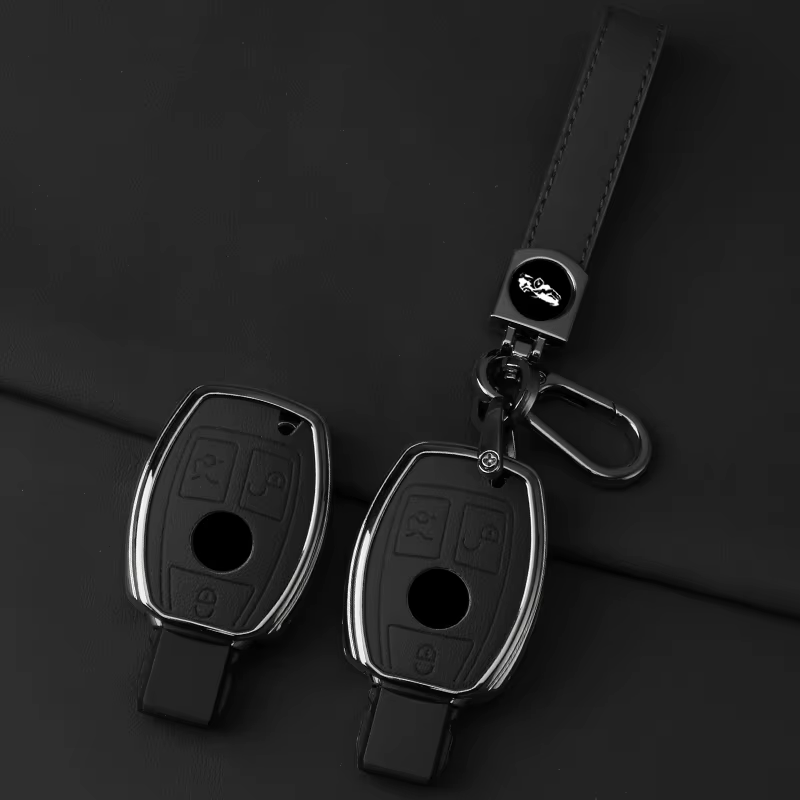Funda de cuero y metal para llave Mercedes-Benz - imagen 3