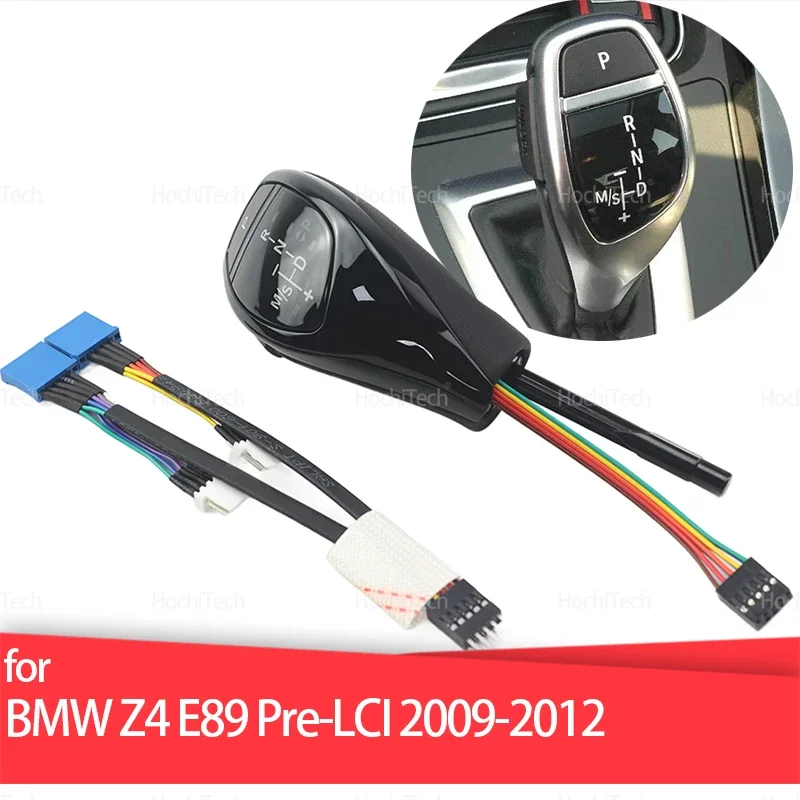 Pomo cambio LED cuero negro BMW Z4 E89 2009-2012
