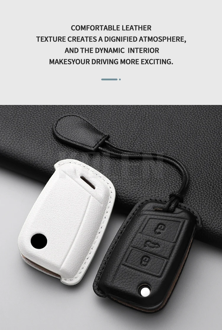 Carcasa protectora para llave de Volkswagen Golf, Tiguan o modelos compatibles
