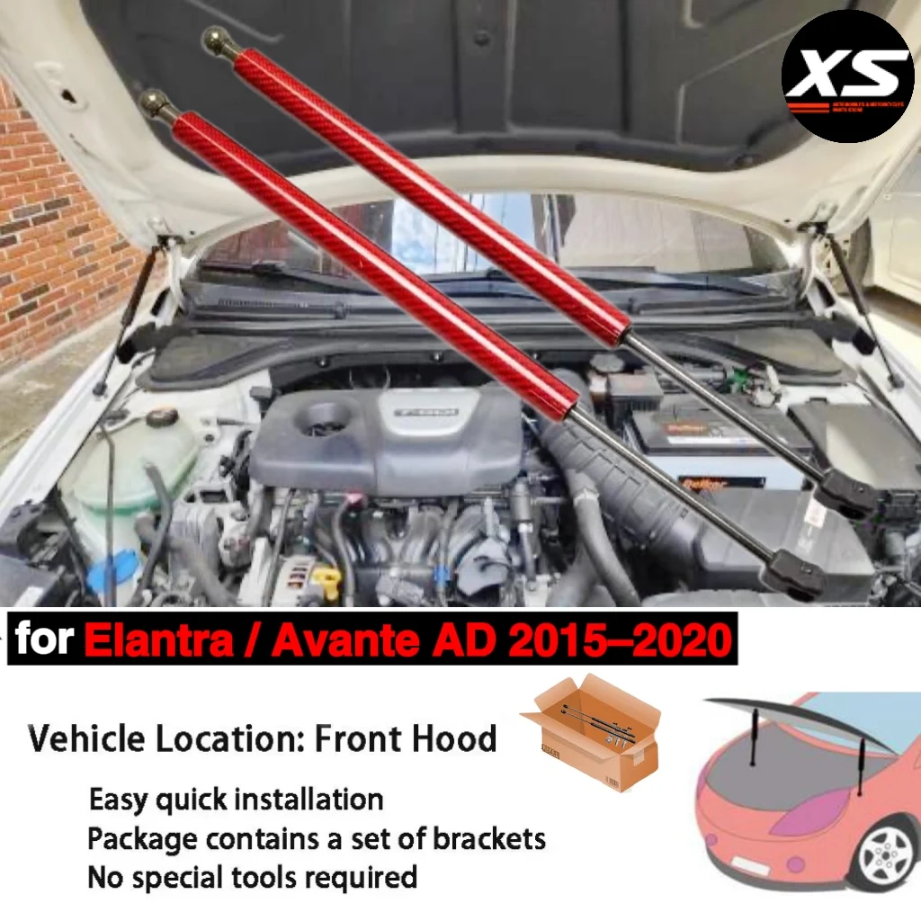Puntales de capó Hyundai Elantra/Avante AD 2015-2020