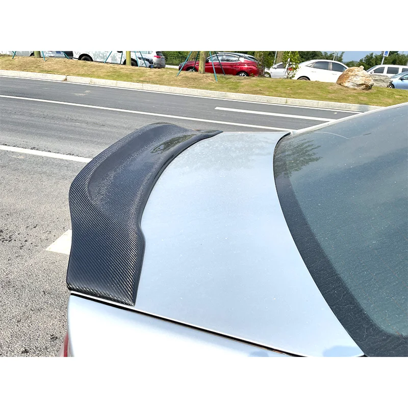 Alerón de fibra de carbono para maletero, alerón trasero estilo R para Benz W212, E200, E260, E300, E350, E400, E500, 2009-2013, sedán de 4 puertas - imagen 4