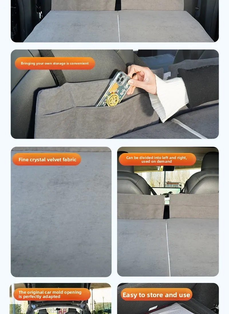 Accesorio de descanso para preparar una zona de camping en el coche