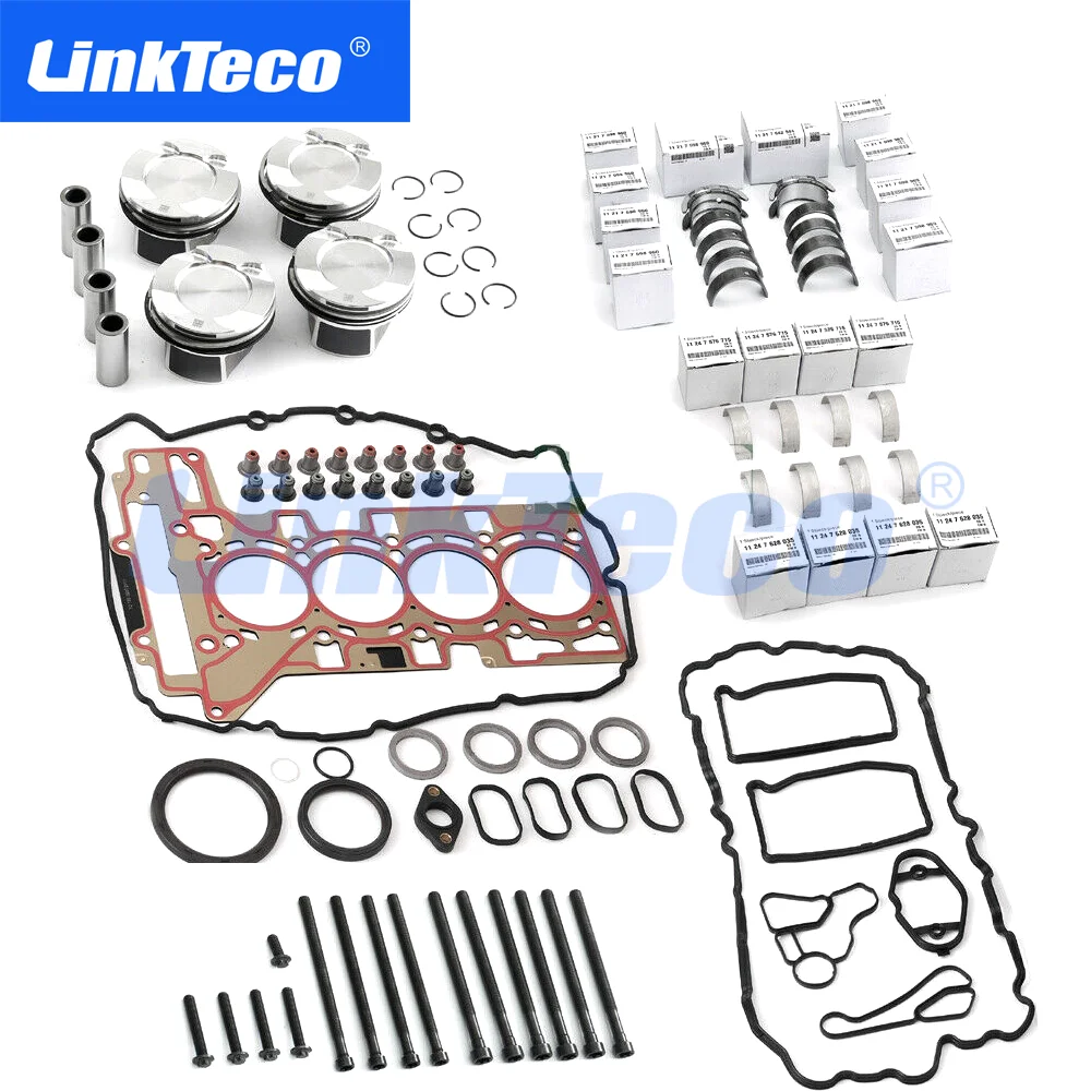 Kit revisión juntas motor con rodamientos pistón BMW 2.0L N20 N26