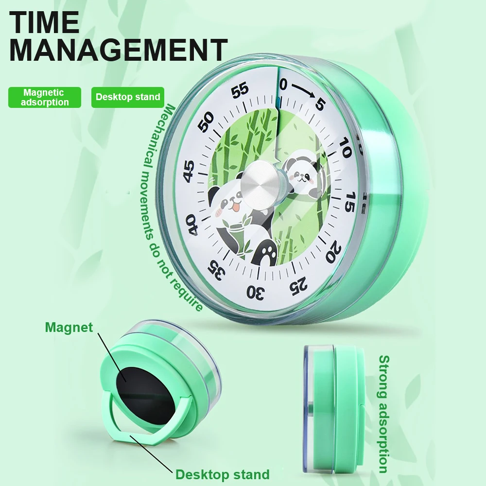 Temporizador mecánico magnético de cocina con alarma 60 minutos - imagen 2