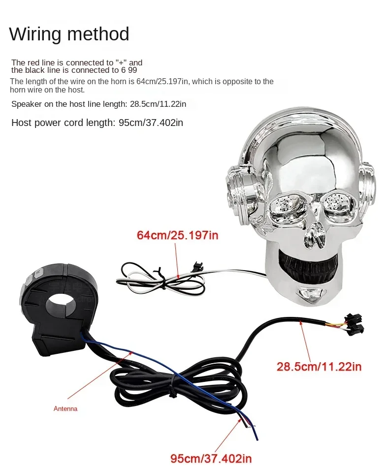 Altavoz Bluetooth para moto impermeable con manos libres 12V - imagen 3