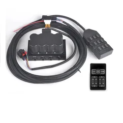 Válvula solenoide 12V 200PSI para suspensión neumática con mando de 9 botones