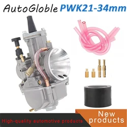 Carburador PWK OKO/Mikuni de compuerta plana para moto y ATV