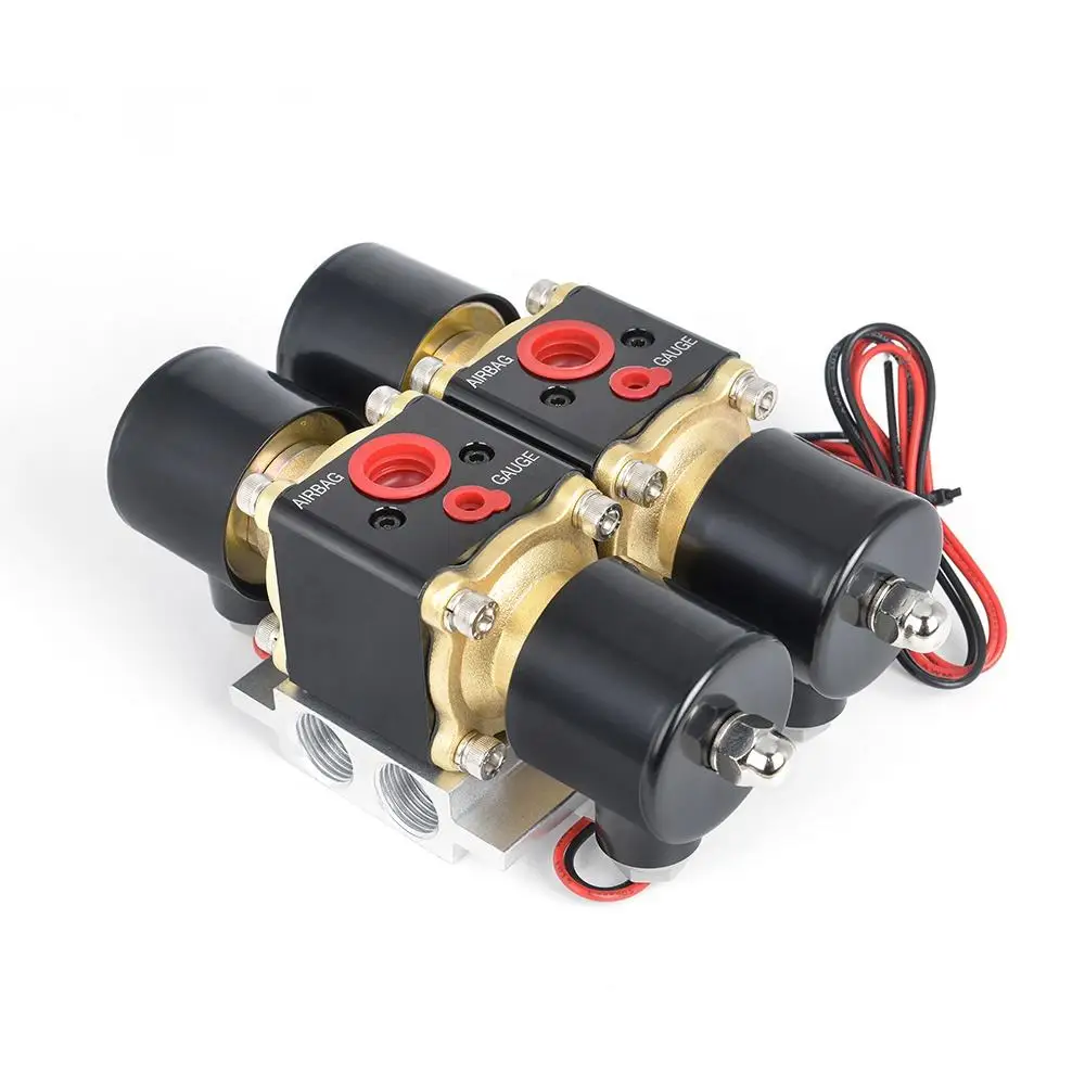 Válvula solenoide Air Ride doble estación – sistema neumático