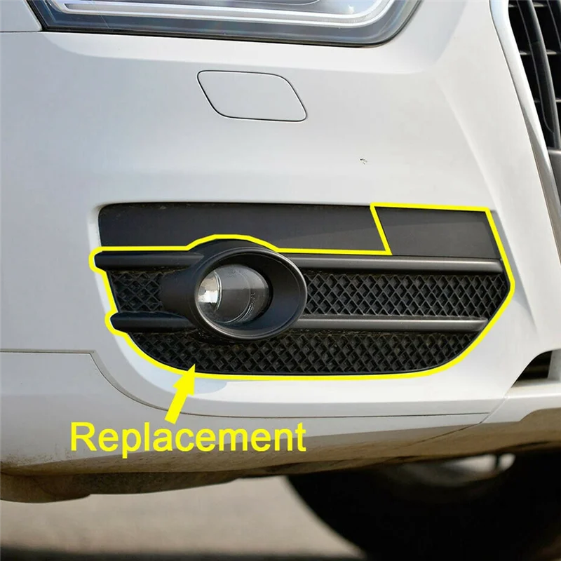 Deflector de aire de marco de lámpara antiniebla, 1 par - imagen 3