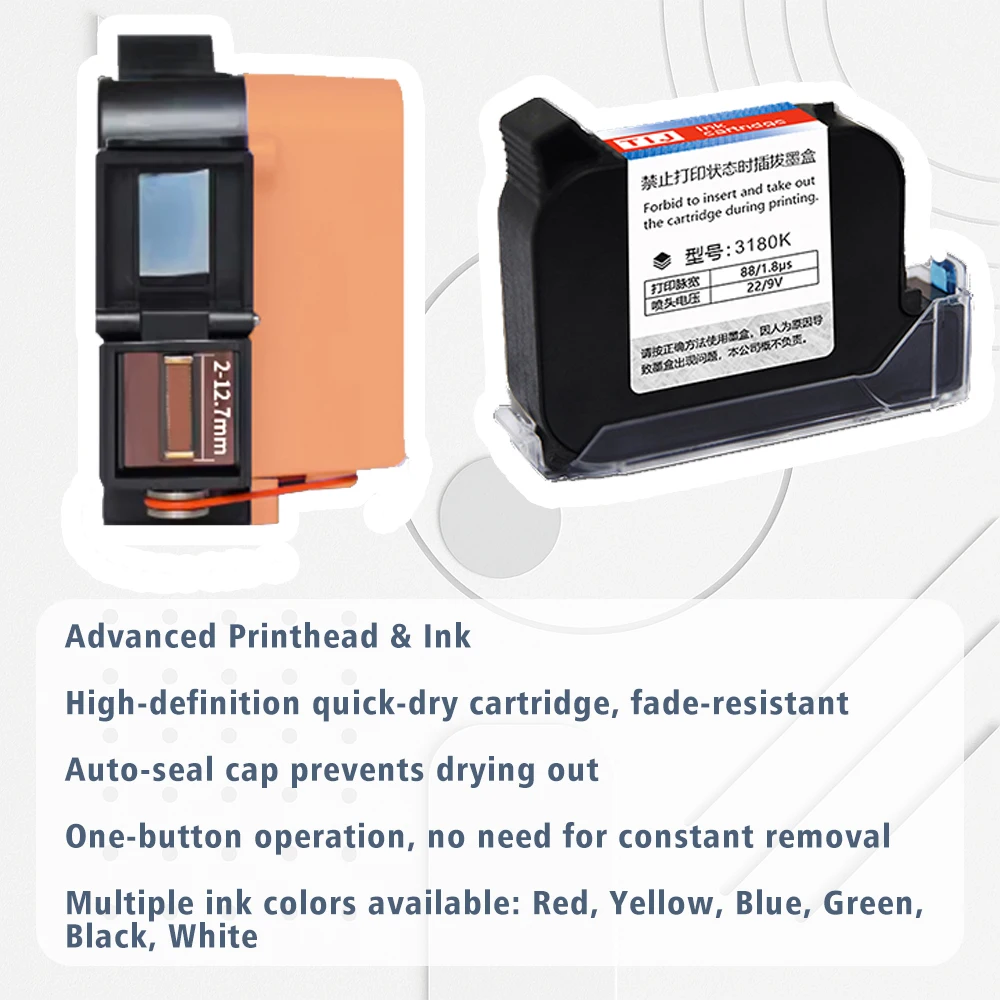 Impresoras de inyección de tinta CIJ digitales portátiles Mini HD 600dpi 12,7 mm para sublimación de etiquetas de tela de madera - imagen 3