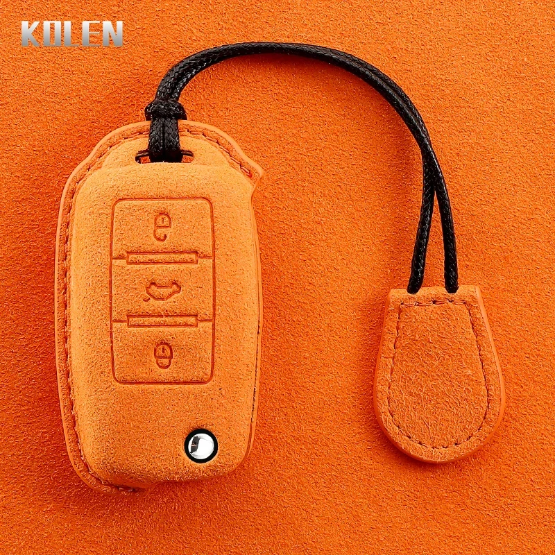 Funda de cuero para llave VW Polo, Golf, Passat y Seat León - imagen 5