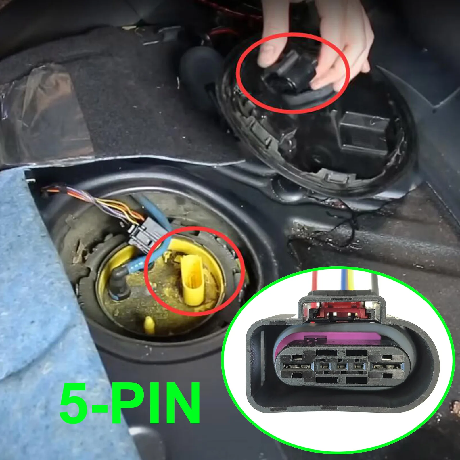 Emisor bomba combustible Audi con arnés precableado – 1K 0919231 - imagen 3