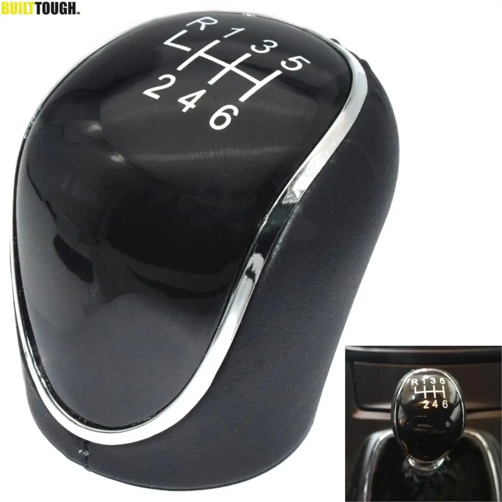 Perilla y pluma palanca cambios 6 velocidades Ford Focus Mondeo MK3 negro