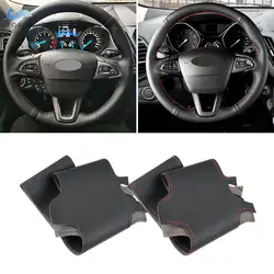 Protector de volante trenzado en cuero – Ford Focus 3, Kuga y Escape