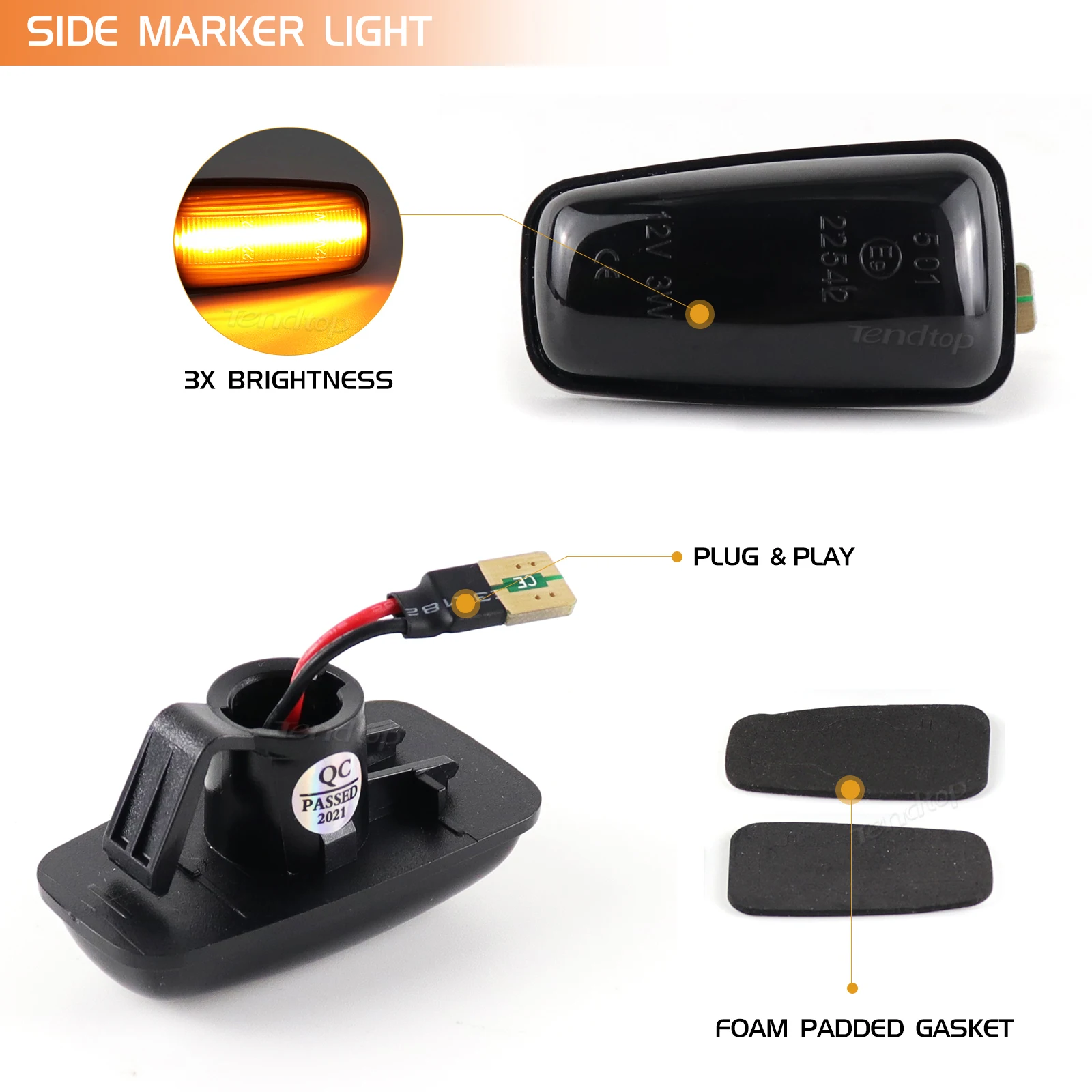 Intermitente lateral LED dinámico para Peugeot y Citroën - imagen 3