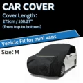 275cm for MiniVans