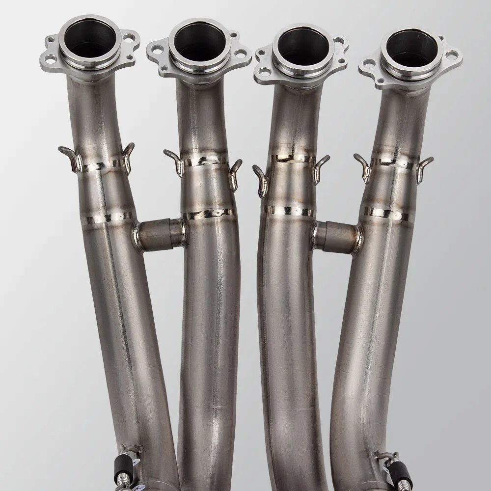 Tubo de conexión frontal de Escape de motocicleta, tubo de cabecera de Escape de titanio completo, adaptador de silenciador OE E-B10E8 para BMW S1000RR S1000R 2019-2025 - imagen 4