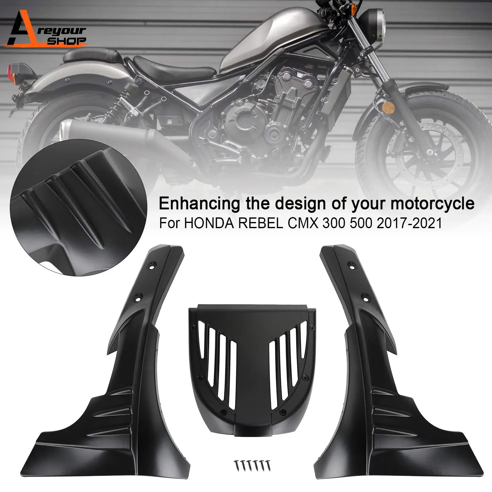 Protector de motor para Honda Rebel CMX300/CMX500 2017-2021 OEM - imagen 2