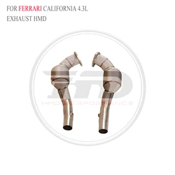HMD Tubo de bajada alto flujo Ferrari California 4.3L escudo térmico