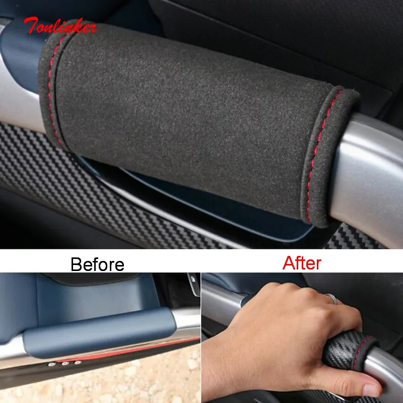 Manija puerta interior BYD ATTO 3 – cuero PU negro - imagen 2