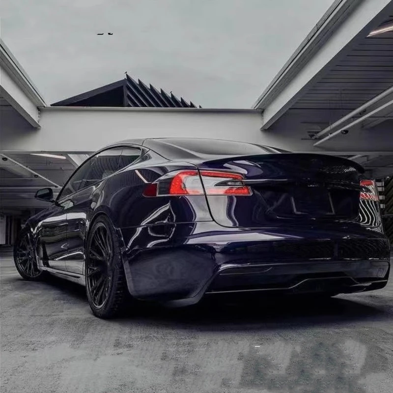 Alerón trasero de fibra de carbono para Tesla Model S - imagen 4
