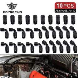 Kit adaptadores giratorio combustible negro AN6 AN8 AN10