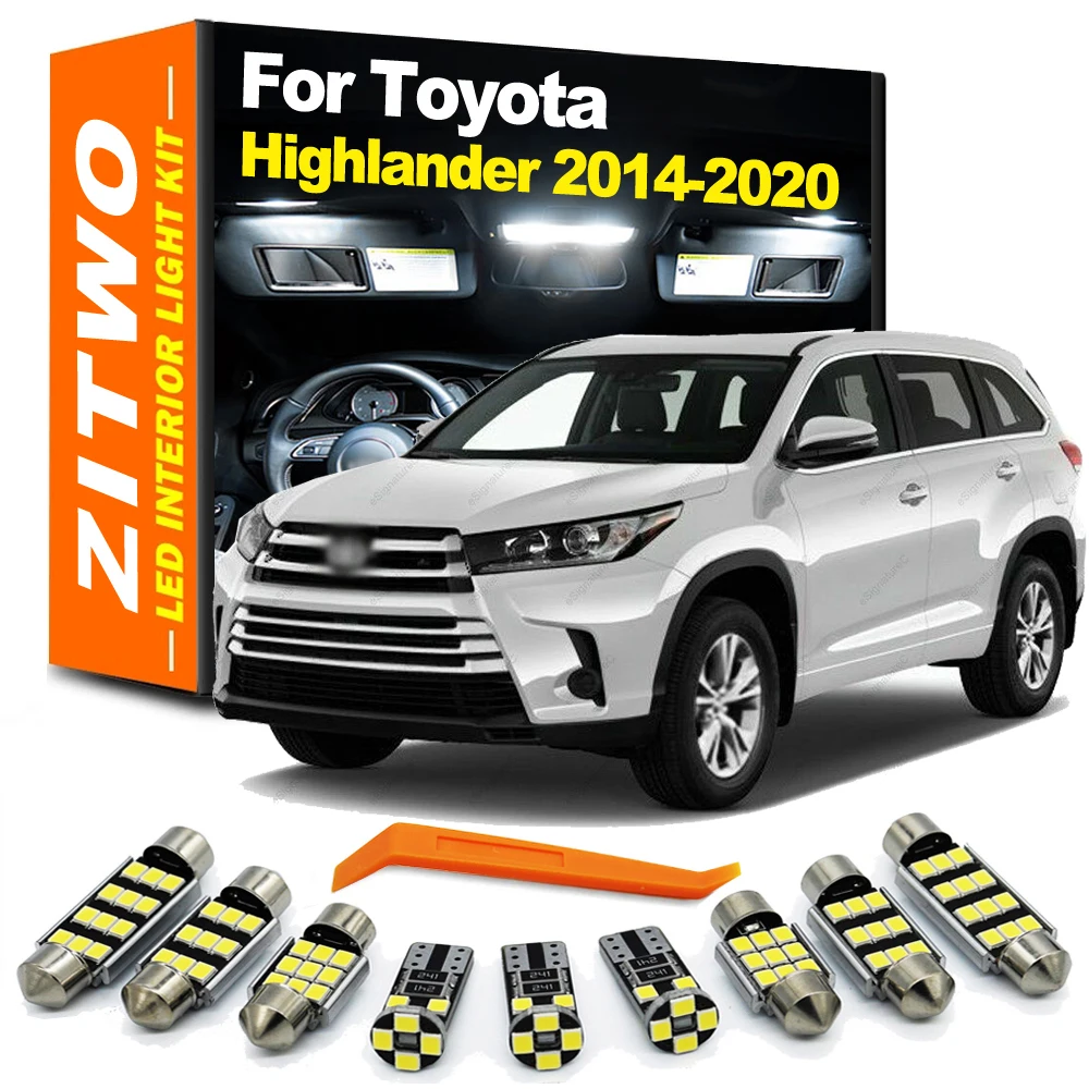 Kit luces LED matrícula Canbus ZITWO Toyota Highlander 2014-2020