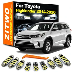 Kit luces LED matrícula Canbus ZITWO Toyota Highlander 2014-2020