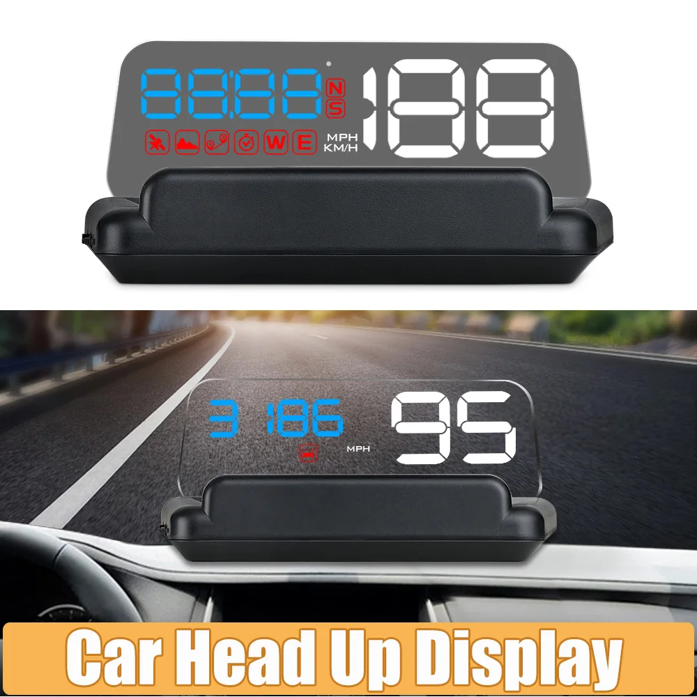 C500 HUD OBD2 T900 Proyector de parabrisas y velocímetro digital