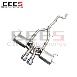 CEES Tuning Escape catback con válvulas – Jaguar F-TYPE X152 2.0T