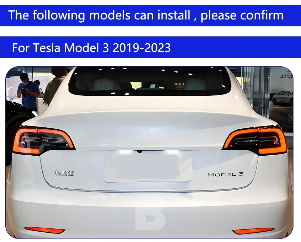 Detalle de iluminación LED Tesla