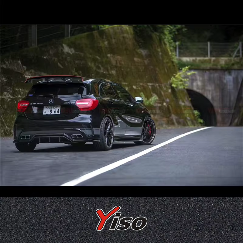 Faldones laterales de carbono estilo Varis para Mercedes-AMG A45 - imagen 3