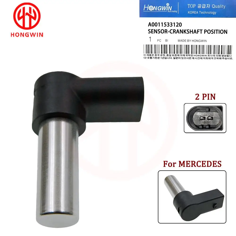 Sensor posición cigüeñal A 0011533120 para Mercedes Actros Atego Axor - imagen 2