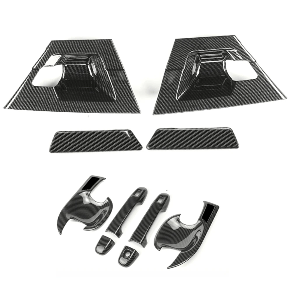 Protectores de maneta efecto carbono para Toyota C-HR 2016-2020