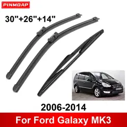 Kit escobillas limpiaparabrisas Ford Galaxy III delanteras y trasera