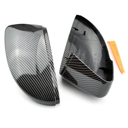 Tapa de espejo retrovisor VW estilo carbono negro Passat B7/CC