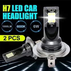 Bombillas LED H7 Canbus 6000K sin errores para faros