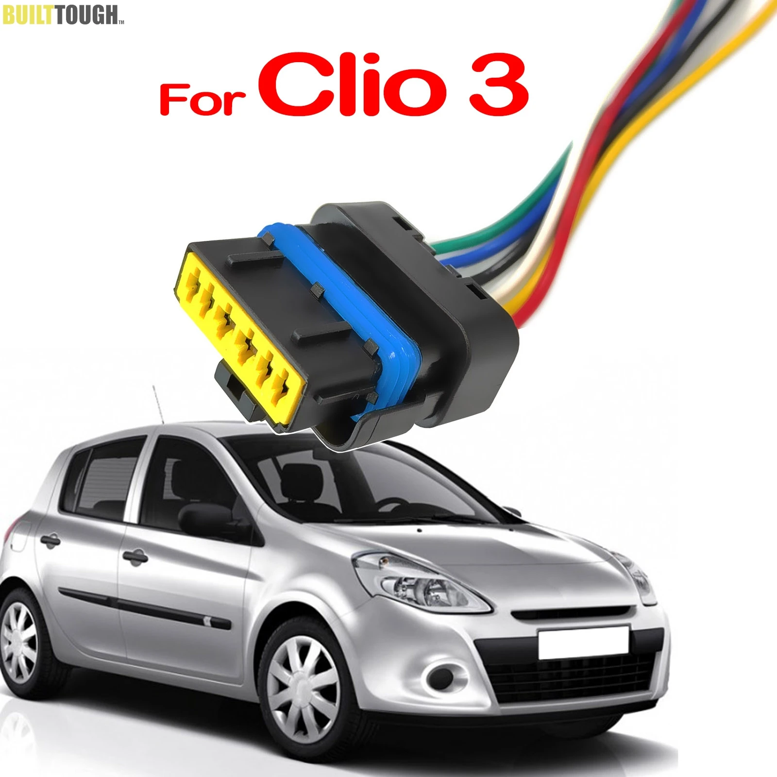 Renault Clio III MK3 Luz trasera conector 6 pines (2005-2014)