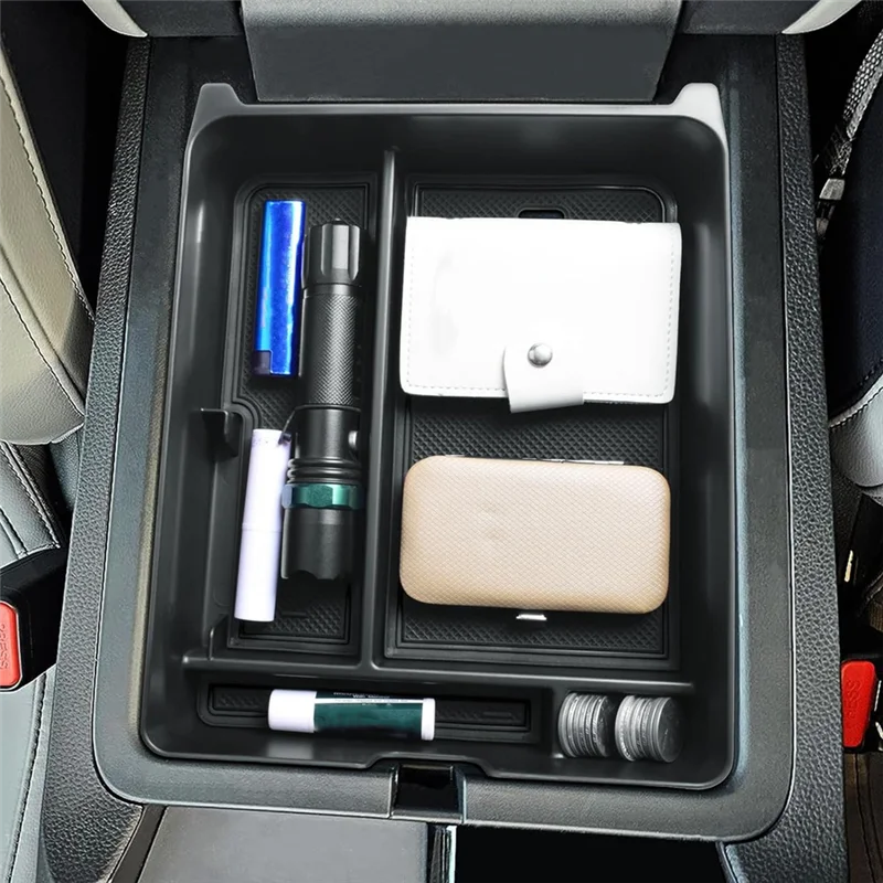 Organizador de consola central para accesorios Honda Pilot 2023 2024, caja de almacenamiento de contenedor de reposabrazos de bandeja de consola